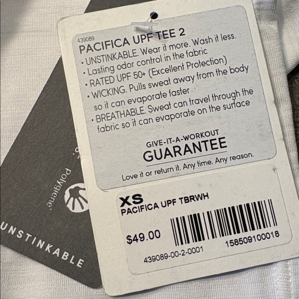 NWT Athleta Pacifica UPF Tee 2 Size XS. - Picture 5 of 8